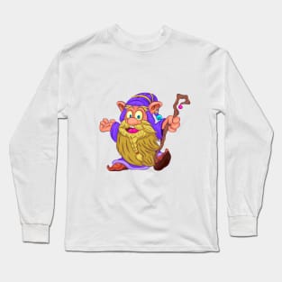 Cartoon Christmas Elf. Long Sleeve T-Shirt